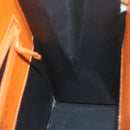 MORABITO Scalar 28 Hand Bag Leather Orange Auth am5465-18