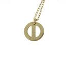 Christian Dior Necklace metal Gold Auth am5521-5