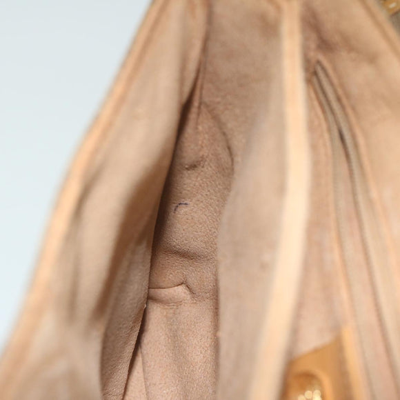 GUCCI Micro GG Supreme Shoulder Bag PVC Leather Beige 49 007 5548 Auth am5527