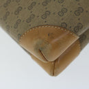 GUCCI Micro GG Supreme Schoudertas PVC Leer Beige 007 49 5548 Auth am5530-9