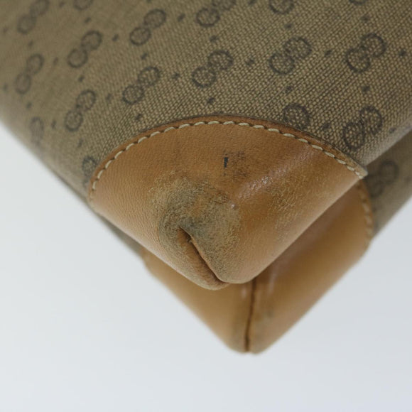 GUCCI Micro GG Supreme Schoudertas PVC Leer Beige 007 49 5548 Auth am5530