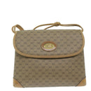 GUCCI Micro GG Supreme Schoudertas PVC Leer Beige 007 49 5548 Auth am5530-13