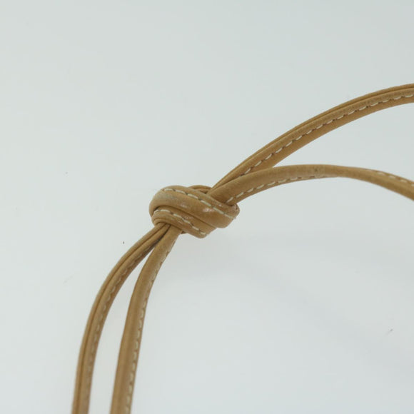 GUCCI Micro GG Supreme Schoudertas PVC Leer Beige 007 49 5548 Auth am5530