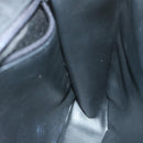 BALLY Quilted Chain Shoulder Bag Leather Black Auth am5550-18