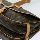 LOUIS VUITTON Monogram Saumur 30 Schoudertas M42256 LV Auth am5564-14