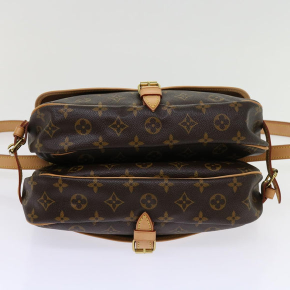 LOUIS VUITTON Monogram Saumur 30 Schoudertas M42256 LV Auth am5564
