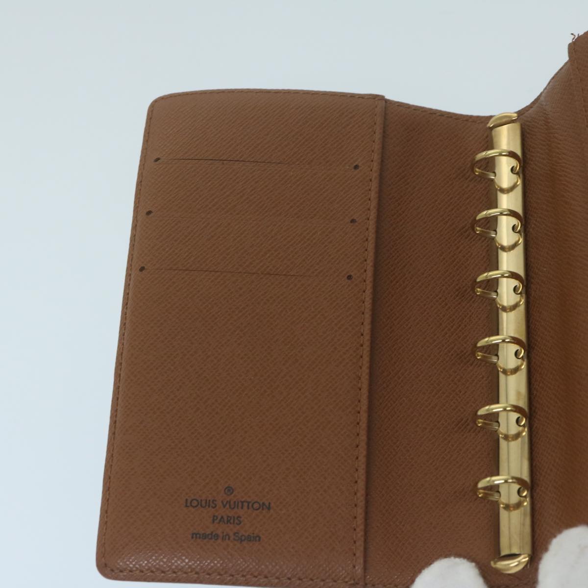 LOUIS VUITTON Monogram Agenda PM Day Planner Cover R20005 LV Auth am5610