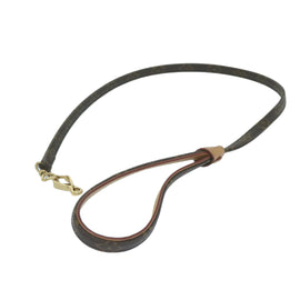 LOUIS VUITTON Monogram Less Baxter MM Dog Leash M58056 LV Auth am5613V
