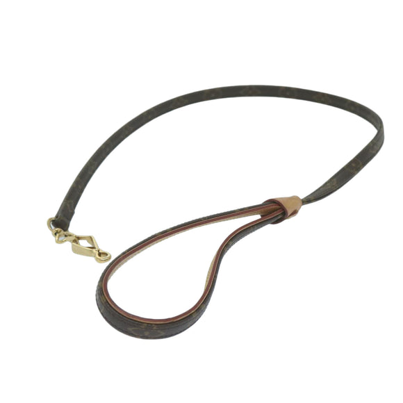 LOUIS VUITTON Monogram Less Baxter MM Dog Leash M58056 LV Auth am5613V