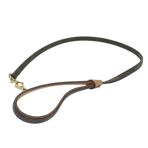 LOUIS VUITTON Monogram Less Baxter MM Dog Leash M58056 LV Auth am5613V