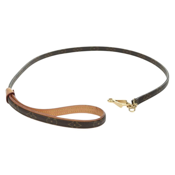 LOUIS VUITTON Monogram Less Baxter MM Dog Leash M58056 LV Auth am5613