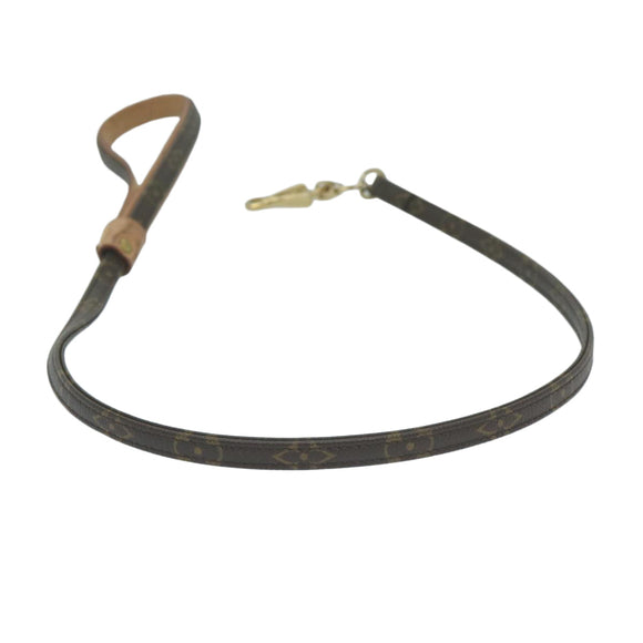 LOUIS VUITTON Monogram Less Baxter MM Dog Leash M58056 LV Auth am5613V