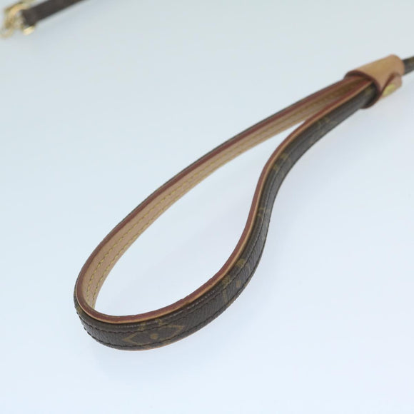 LOUIS VUITTON Monogram Less Baxter MM Dog Leash M58056 LV Auth am5613V