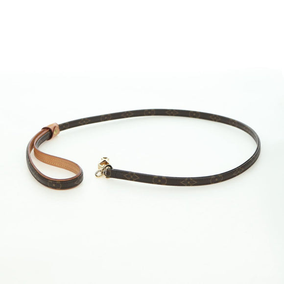 LOUIS VUITTON Monogram Less Baxter MM Dog Leash M58056 LV Auth am5613
