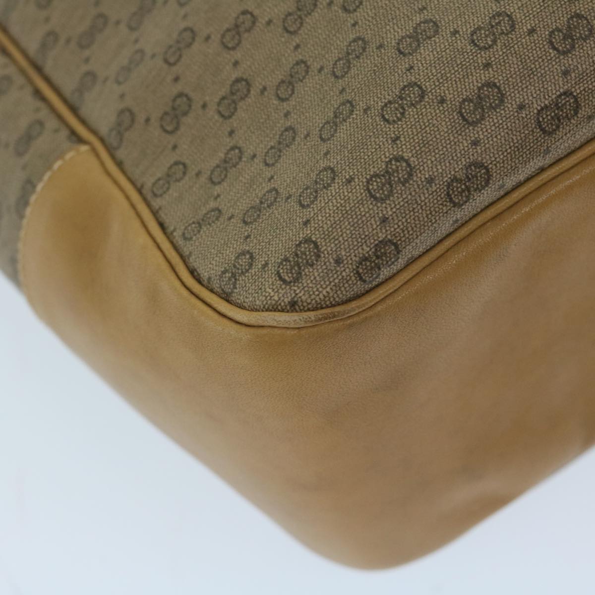 GUCCI Micro GG Supreme Tote Bag Beige Auth am5617