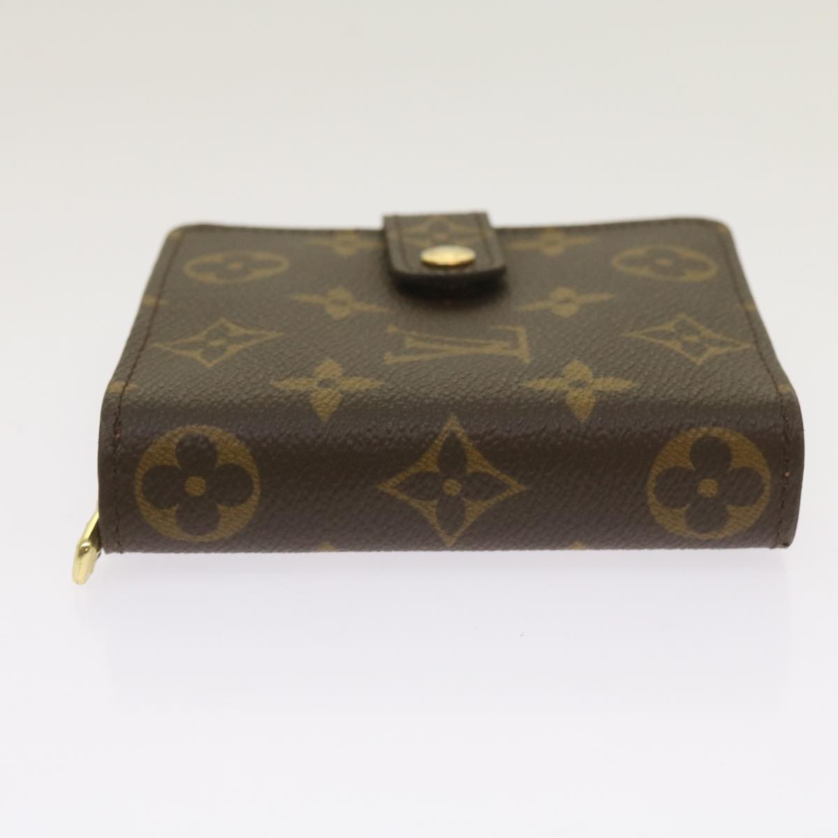 LOUIS VUITTON Monogram Compact Zip Wallet M61667 LV Auth am5633