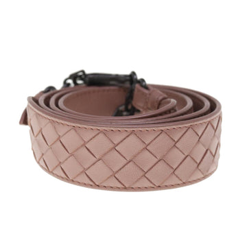 BOTTEGA VENETA INTRECCIATO Shoulder Strap Leather 44.5"""" Pink Auth am5637V