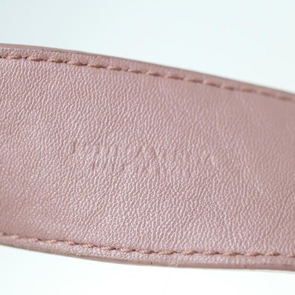 BOTTEGA VENETA INTRECCIATO Shoulder Strap Leather 44.5"""" Pink Auth am5637V