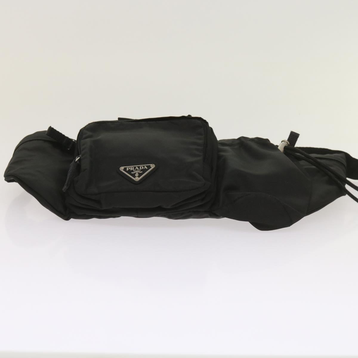 PRADA Body Bag Nylon Black Auth am5638