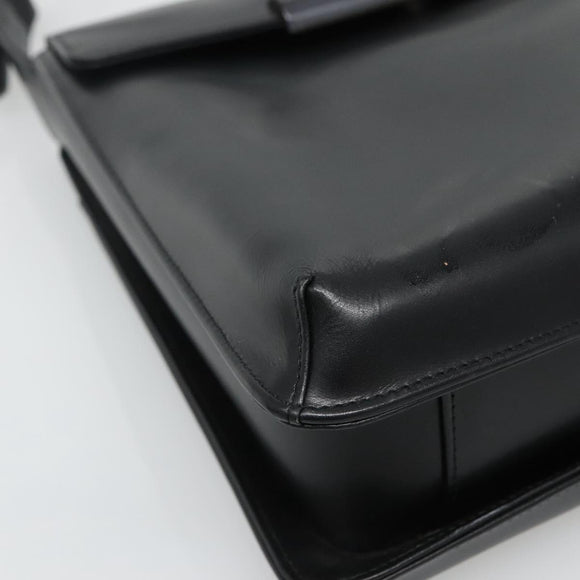 GIVENCHY Shoulder Bag Leather Black Auth am5639