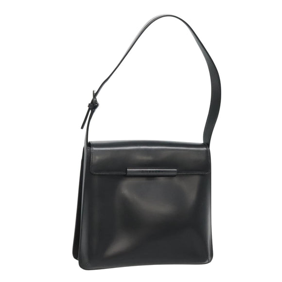 GIVENCHY Shoulder Bag Leather Black Auth am5639