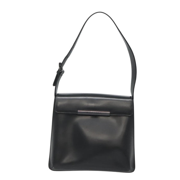 GIVENCHY Shoulder Bag Leather Black Auth am5639