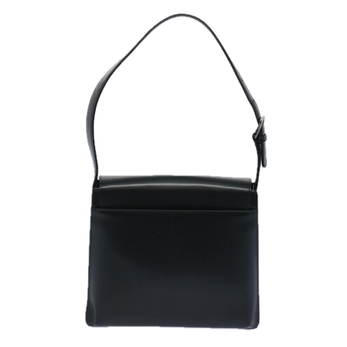 GIVENCHY Shoulder Bag Leather Black Auth am5639