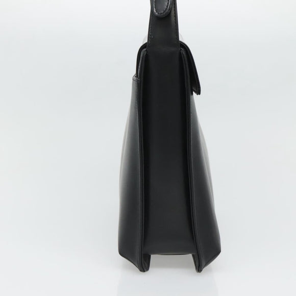 GIVENCHY Shoulder Bag Leather Black Auth am5639