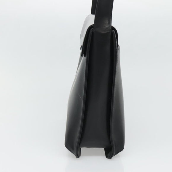 GIVENCHY Shoulder Bag Leather Black Auth am5639