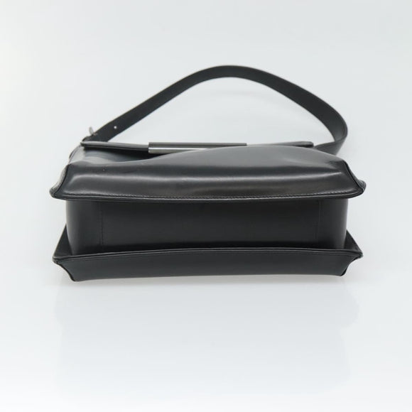 GIVENCHY Shoulder Bag Leather Black Auth am5639