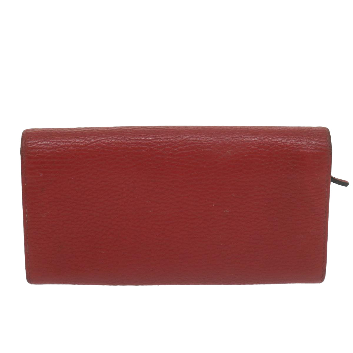 GUCCI Swing Wallet Leather Red 354498 Auth am5642 - 0