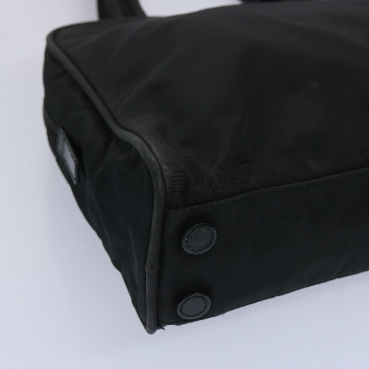 PRADA Hand Bag Nylon Black Auth am5650