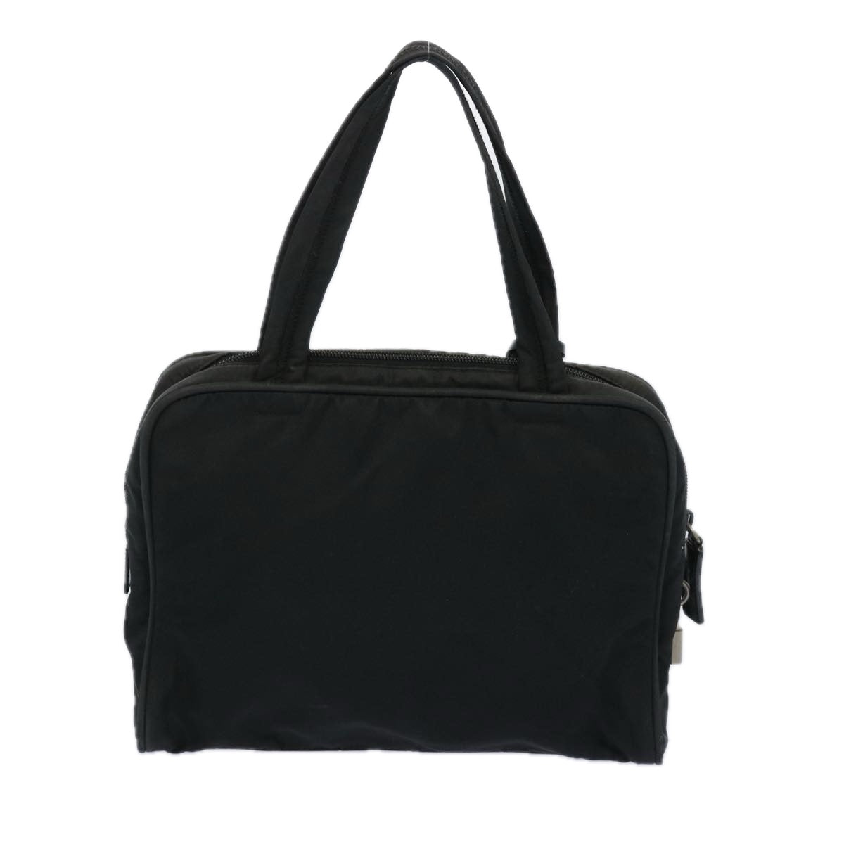 PRADA Hand Bag Nylon Black Auth am5650 - 0