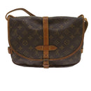 LOUIS VUITTON Monogram Saumur 30 Shoulder Bag M42256 LV Auth am5659-2