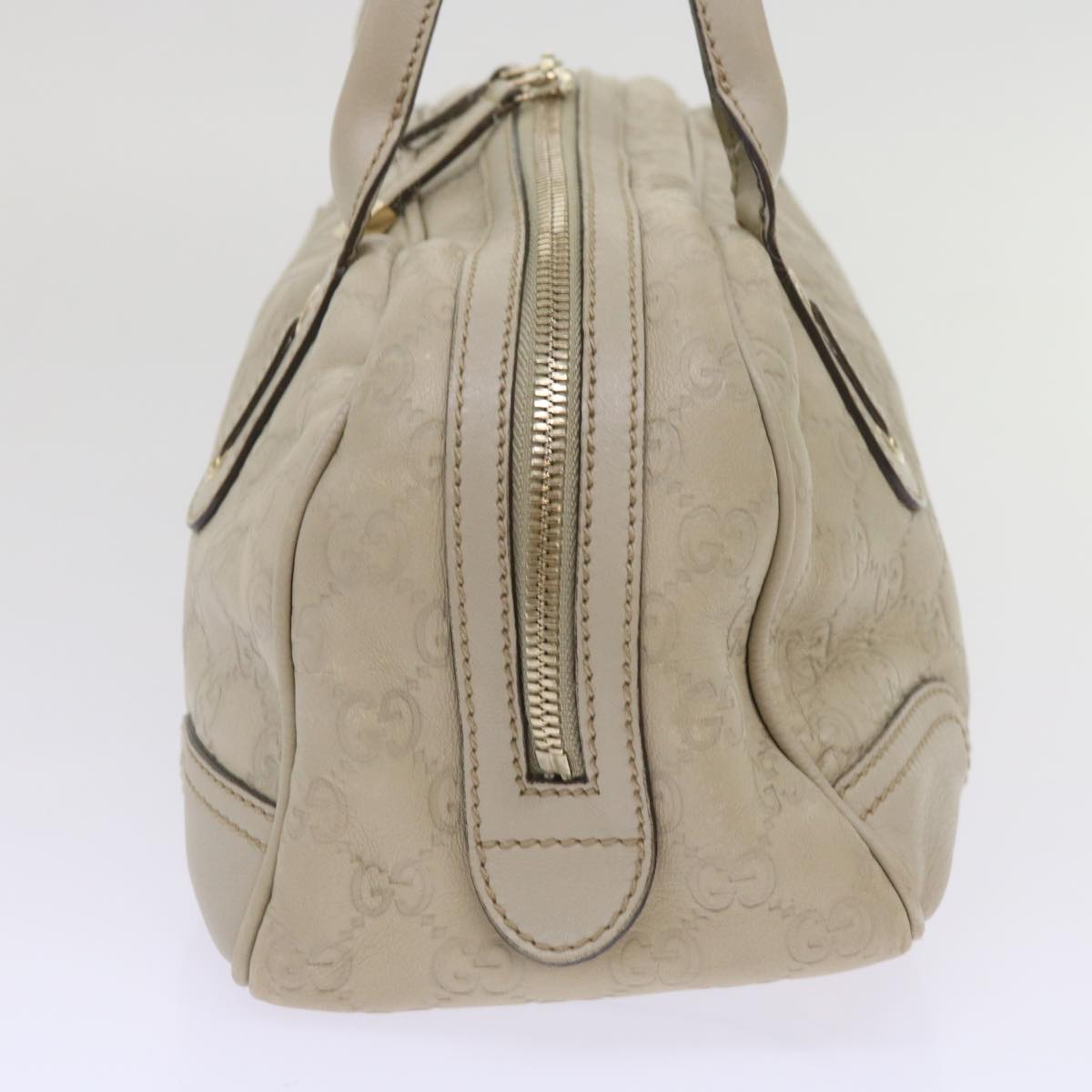 GUCCI GG Canvas Guccissima Pretty Shoulder Bag White 161720 Auth am5672