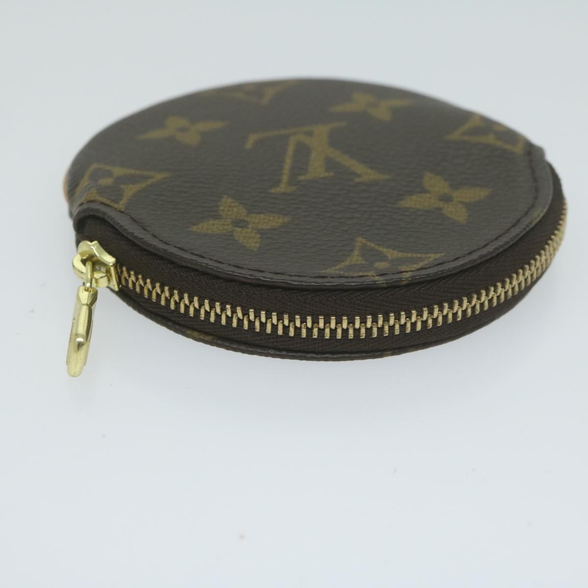 LOUIS VUITTON Monogram Porte Monnaie Rond Coin Purse M61926 LV Auth am5673