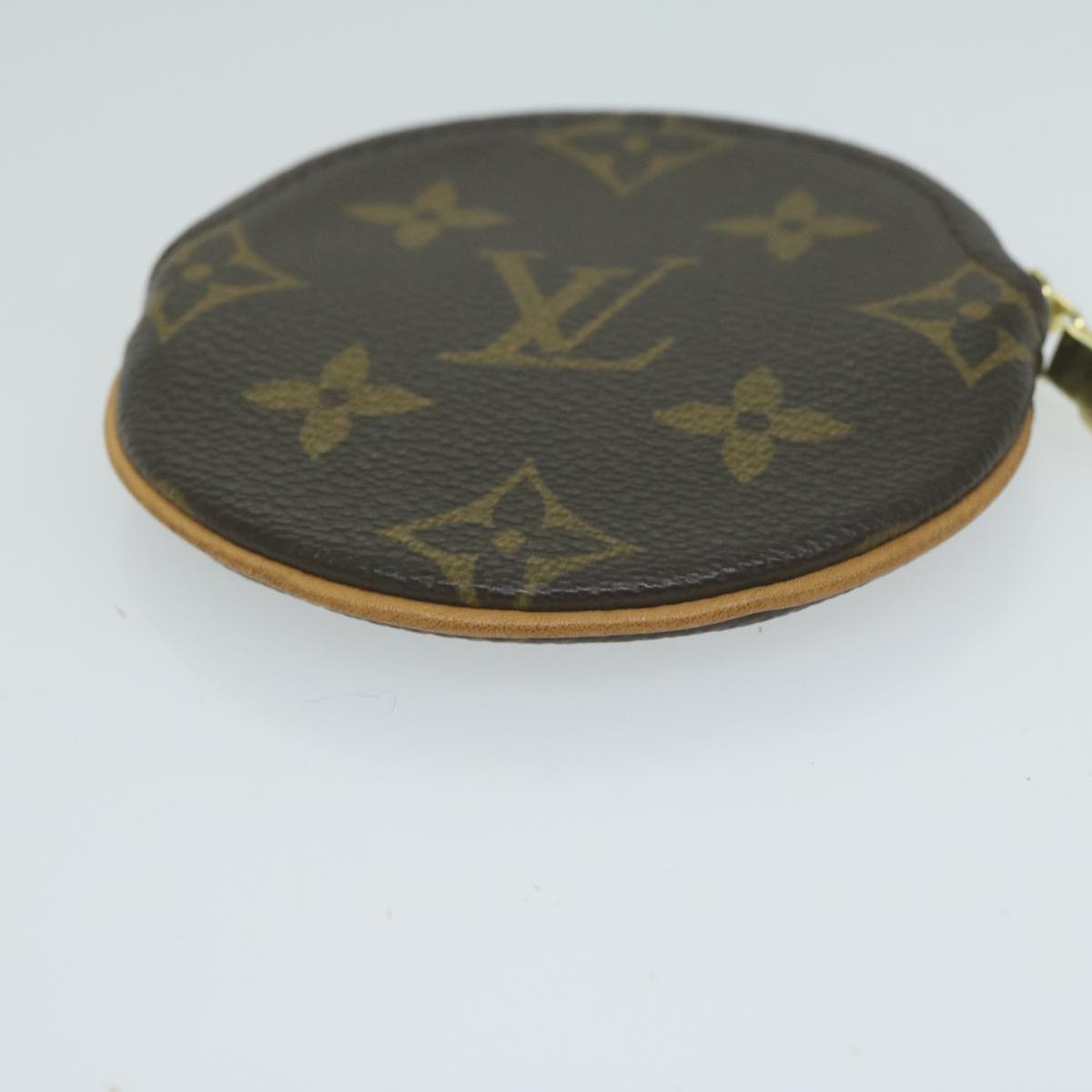 LOUIS VUITTON Monogram Porte Monnaie Rond Coin Purse M61926 LV Auth am5673