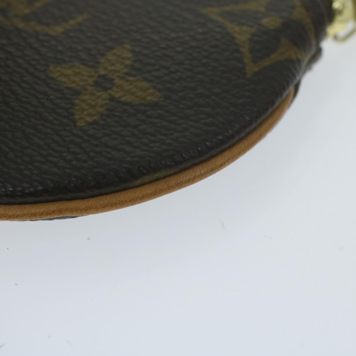 LOUIS VUITTON Monogram Porte Monnaie Rond Coin Purse M61926 LV Auth am5673