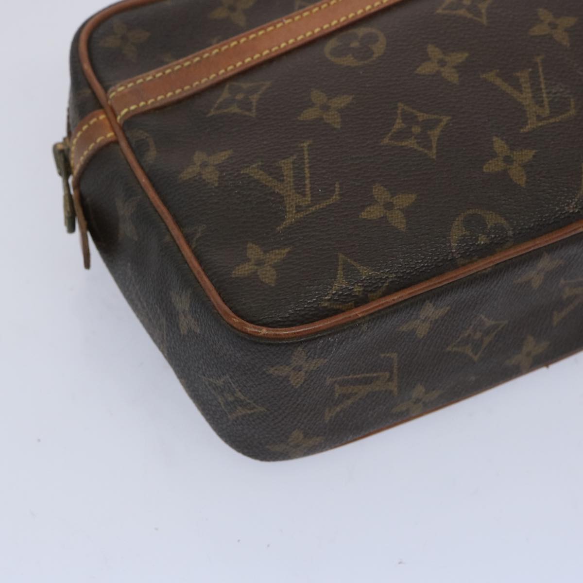 LOUIS VUITTON Monogram Compiegne 23 Clutch Bag M51847 LV Auth am5682