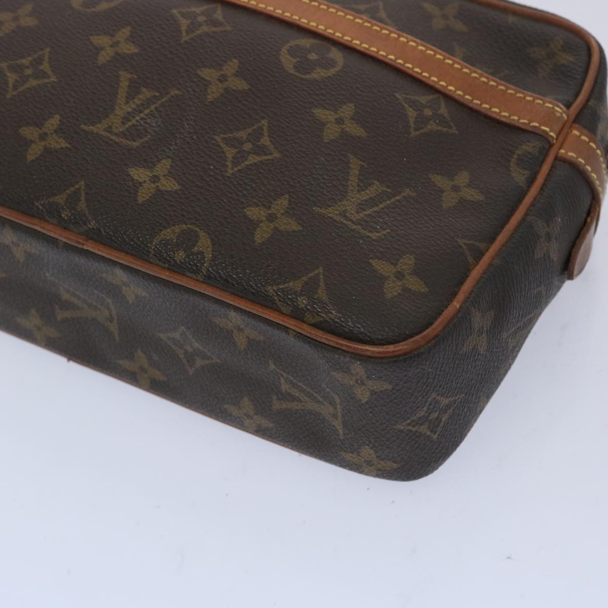 LOUIS VUITTON Monogram Compiegne 23 Clutch Bag M51847 LV Auth am5682