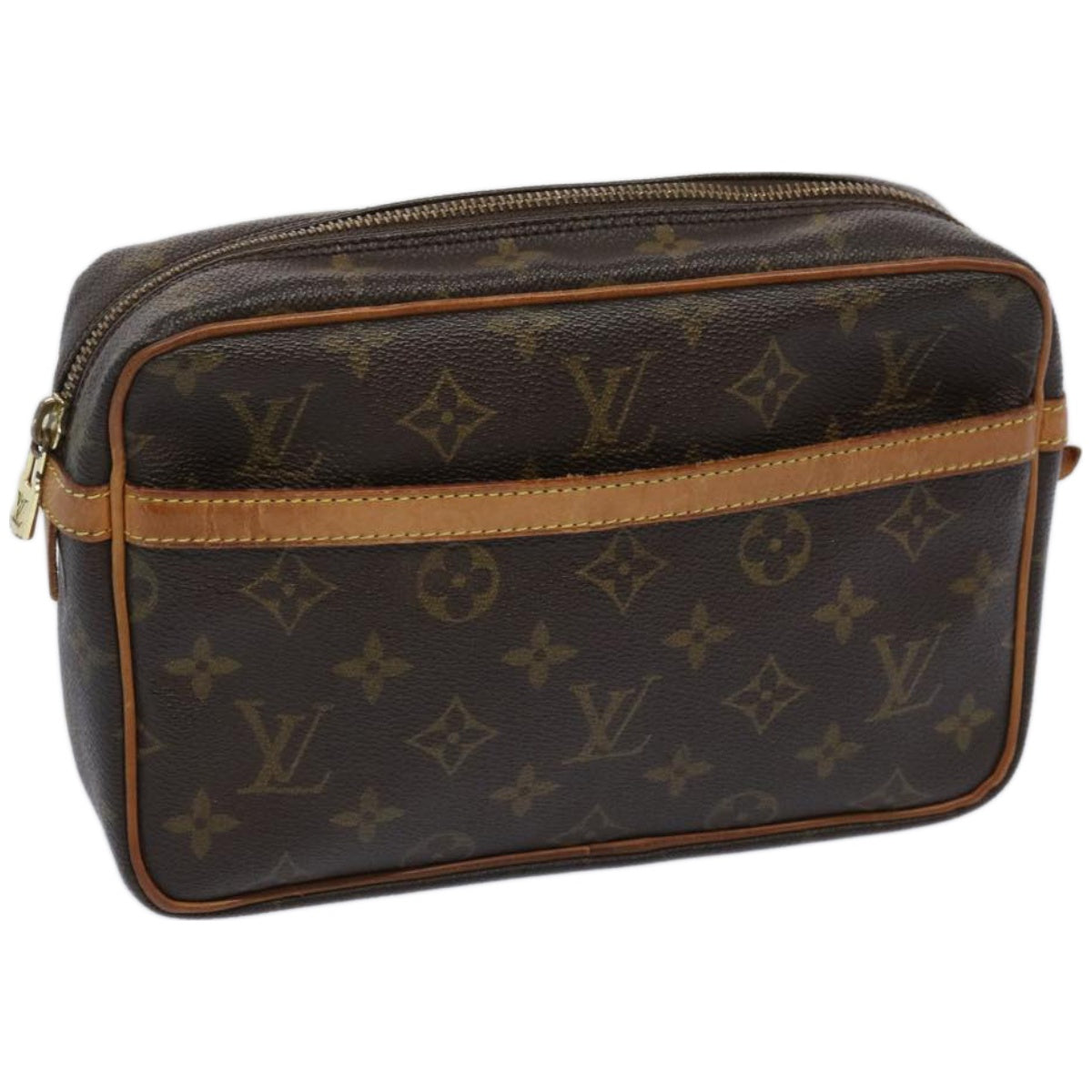 LOUIS VUITTON Monogram Compiegne 23 Clutch Bag M51847 LV Auth am5683