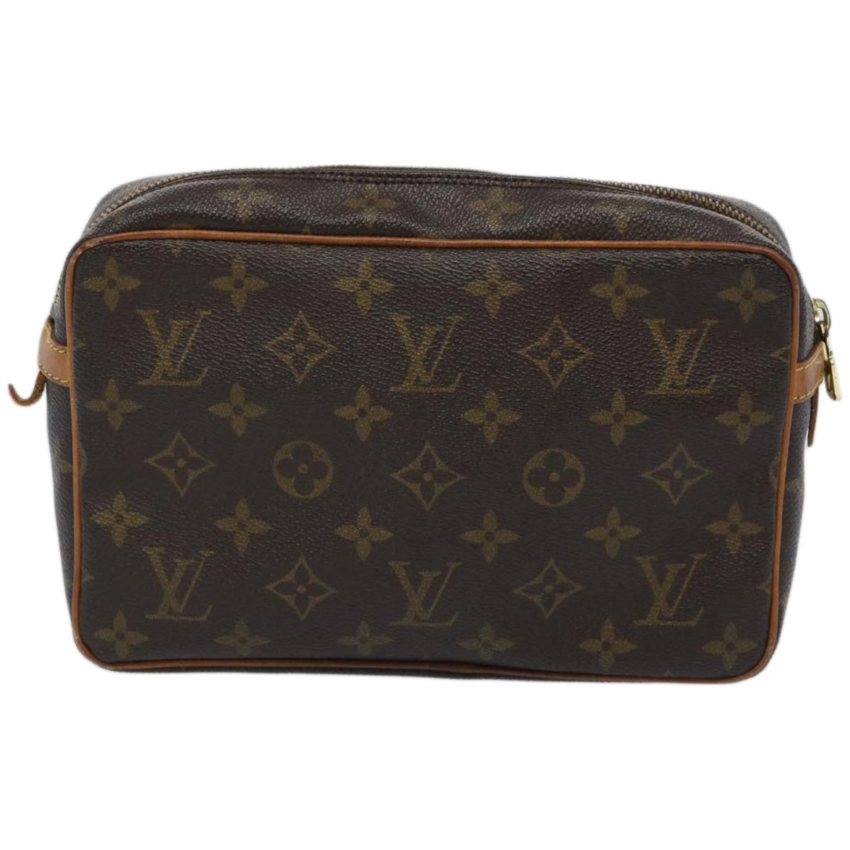 LOUIS VUITTON Monogram Compiegne 23 Clutch Bag M51847 LV Auth am5683