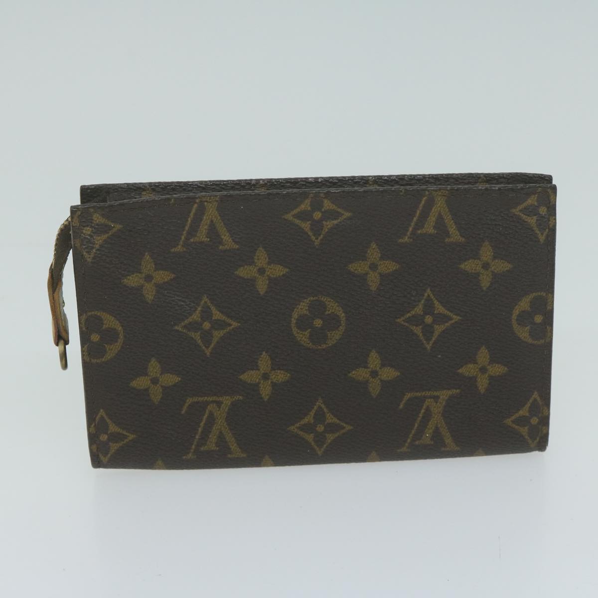 LOUIS VUITTON Monogram Pouch Clutch Bag 3Set LV Auth am5685