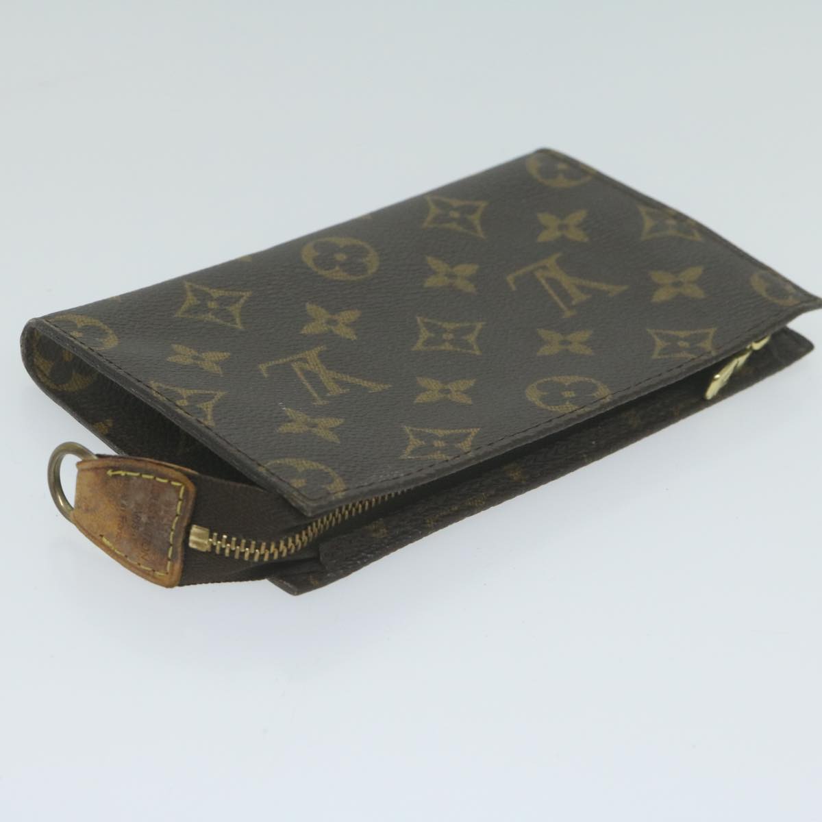 LOUIS VUITTON Monogram Pouch Clutch Bag 3Set LV Auth am5685