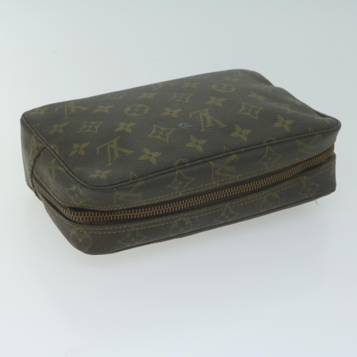 LOUIS VUITTON Monogram Pouch Clutch Bag 3Set LV Auth am5685