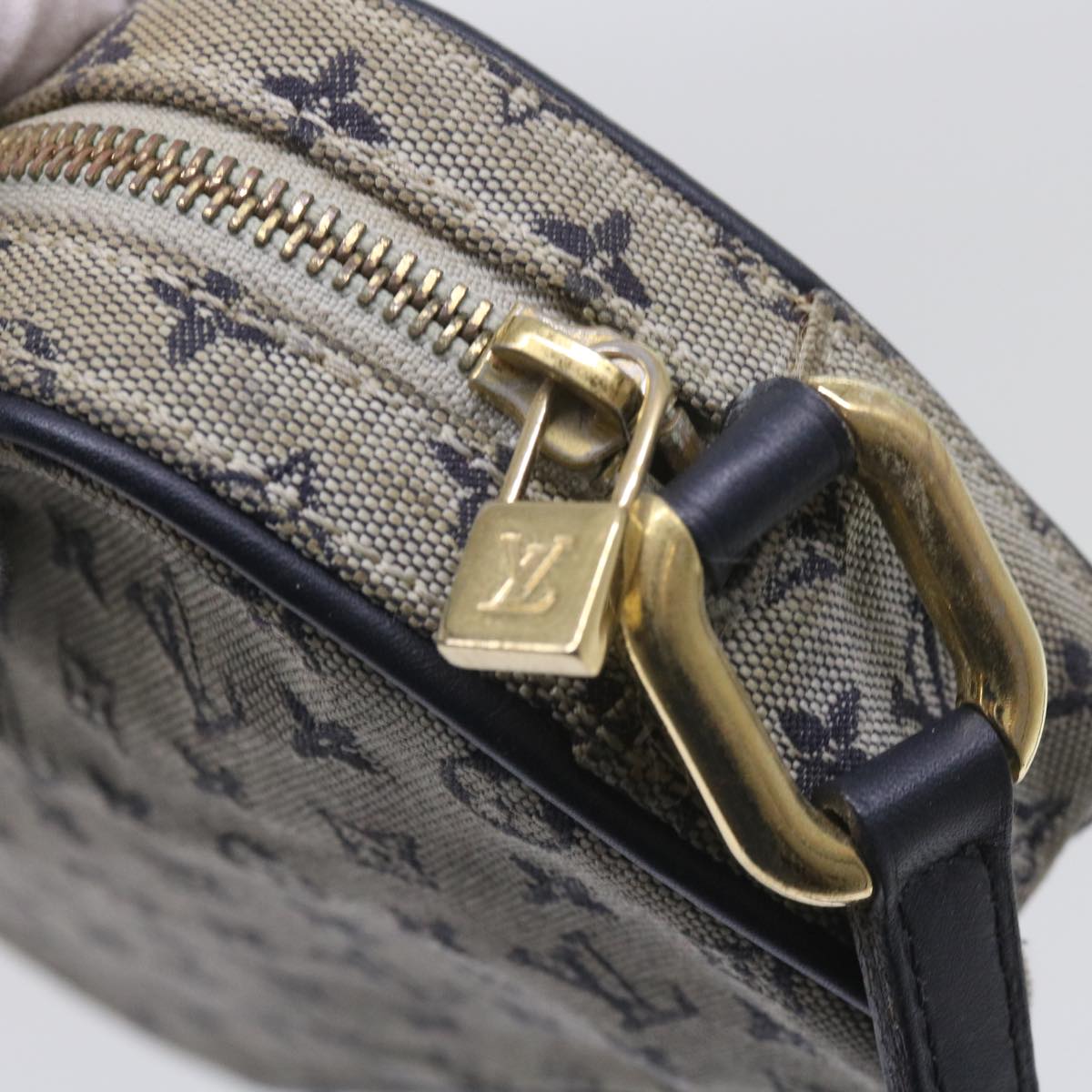 LOUIS VUITTON Monogram Mini Juliet MM Shoulder Bag Blue M92004 LV Auth am5687