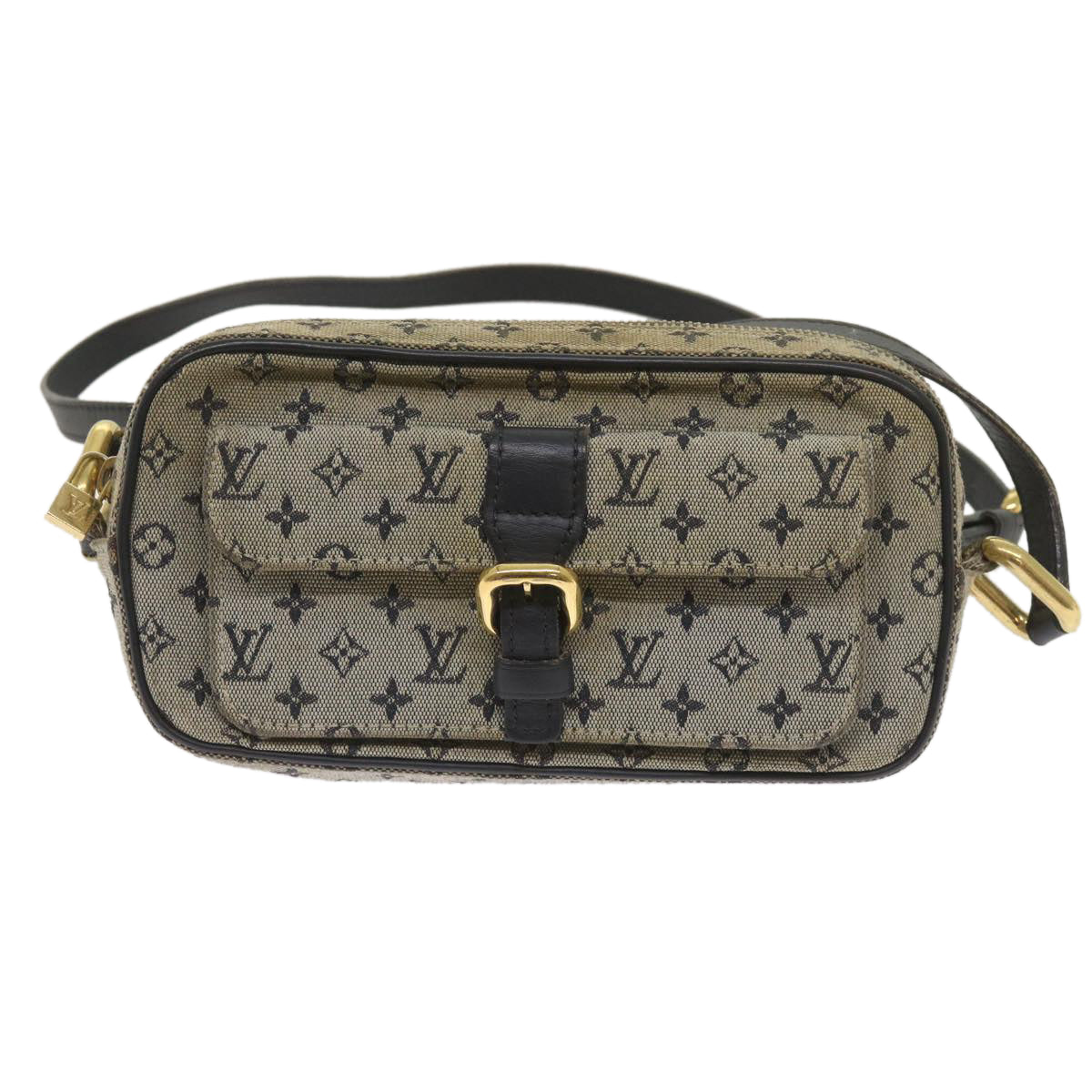 LOUIS VUITTON Monogram Mini Juliet MM Shoulder Bag Blue M92004 LV Auth am5687