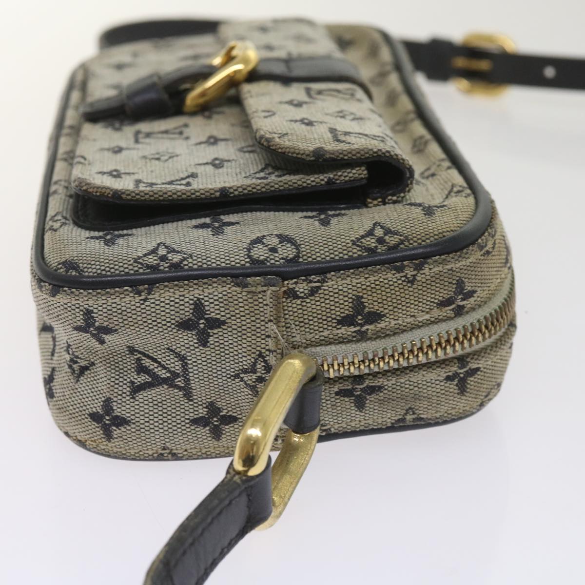 LOUIS VUITTON Monogram Mini Juliet MM Shoulder Bag Blue M92004 LV Auth am5687