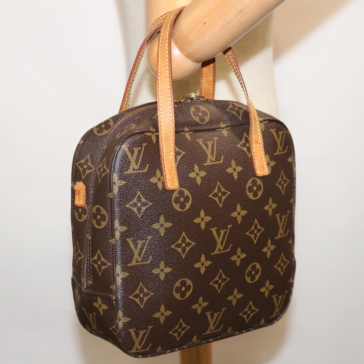 LOUIS VUITTON Monogram Spontini Hand Bag 2way M47500 LV Auth am5695