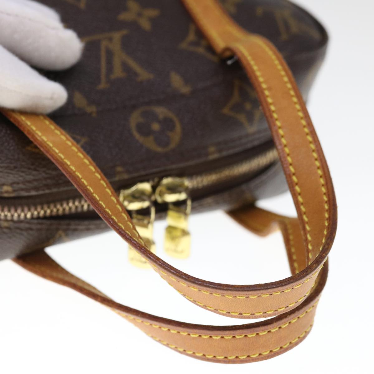 LOUIS VUITTON Monogram Spontini Hand Bag 2way M47500 LV Auth am5695